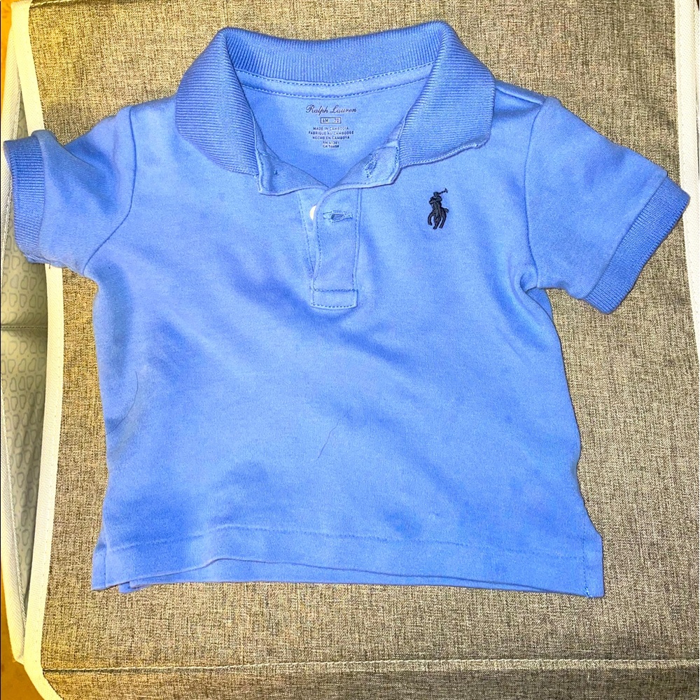 Baby Ralph Lauren Blue Polo 👕